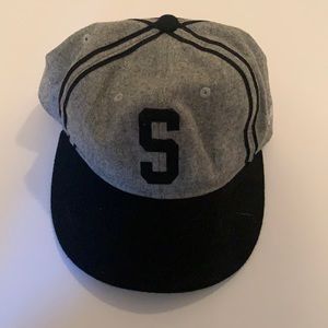 Grey flannel stussy hat